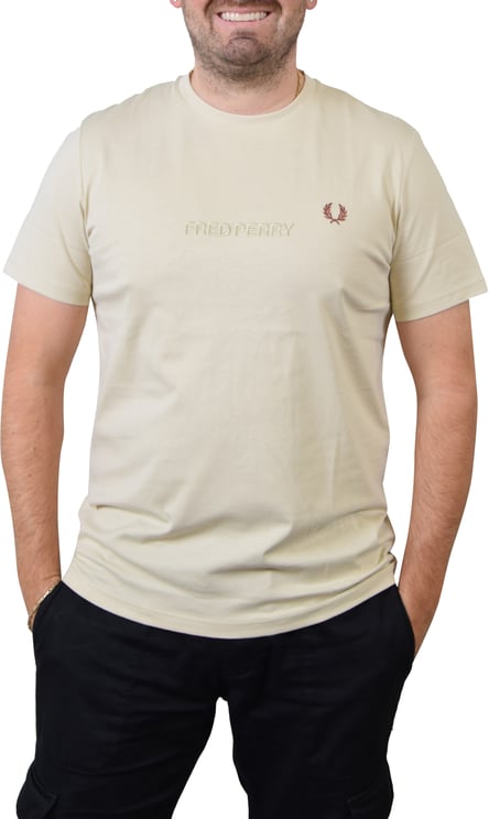 Fred Perry Fred Perry Fred Perry Embroidery T-Shirt