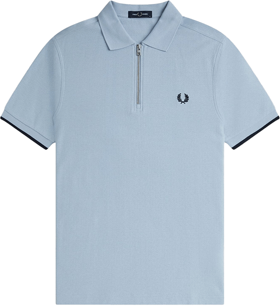 Fred Perry Fred Perry Crepe Pique Zip Neck Shirt