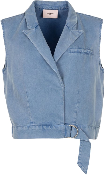 Freebird Freebird Gilet Donkerblauw Gabriela