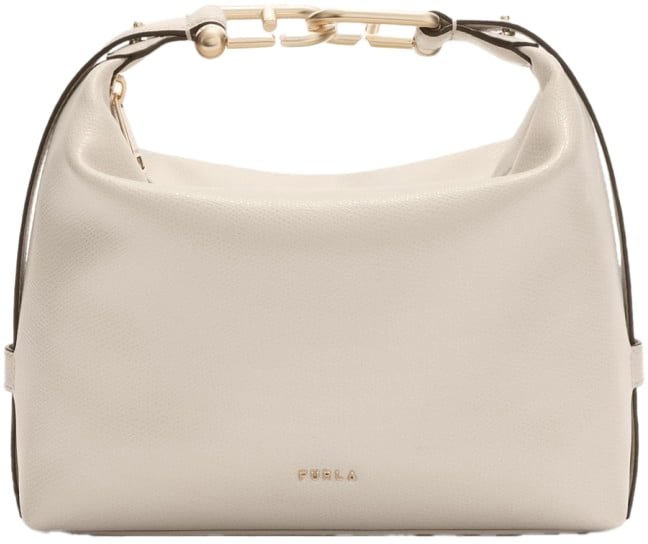 Furla Furla tonie mini hobo bag in sand leather