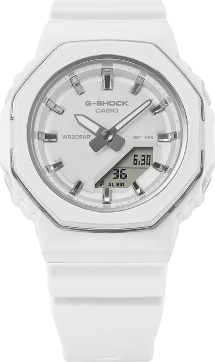 Casio GMA-S2100MD-1AER Dames Horloge - Zwart Met Roségoud Wijzerplaat, Analoog-Digitaal