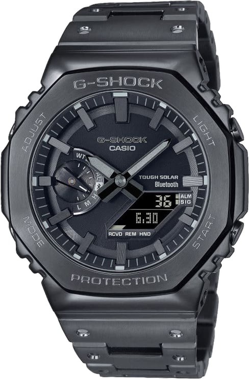 G-Shock G Shock Horloge GM-B2100BD-1AER Digitaal Analoog met Gun Metal