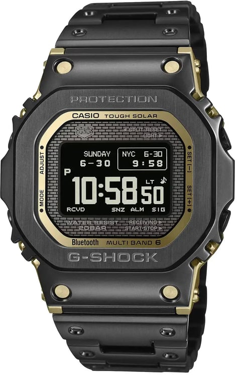 G-Shock G-Shock Horloge GMW-BZ5000BD-1ER 5000 Serie  Full Metal met Zwarte Coating Digitaal