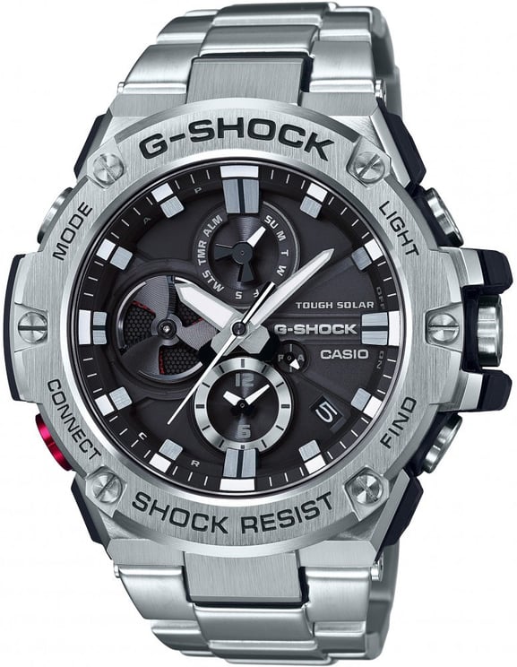 G-Shock CASIO G-Shock GST-B100D-1AER Horloge Staal Chrono Solar