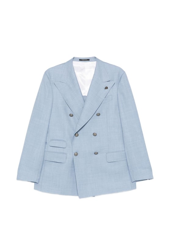 Gabriele Pasini Tailored Double-Breasted Metallic Blazer