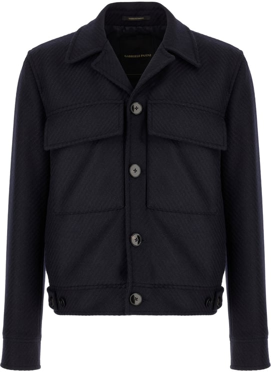 Gabriele Pasini Gabriele Pasini Midnight blue wool blend jacket