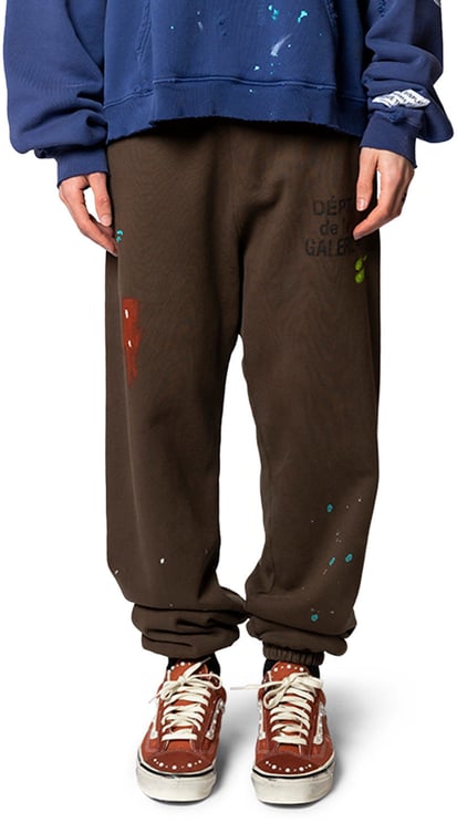 GALLERY DEPT GD FRENCH LOGO SWEATPANTS SEPIA