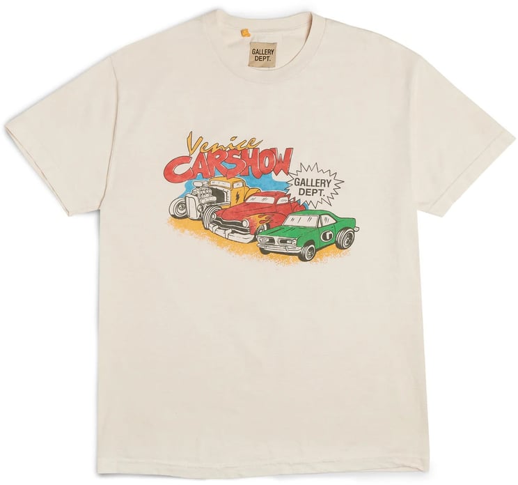 GALLERY DEPT Gallery Dept. Car Show T-shirt (Beige)
