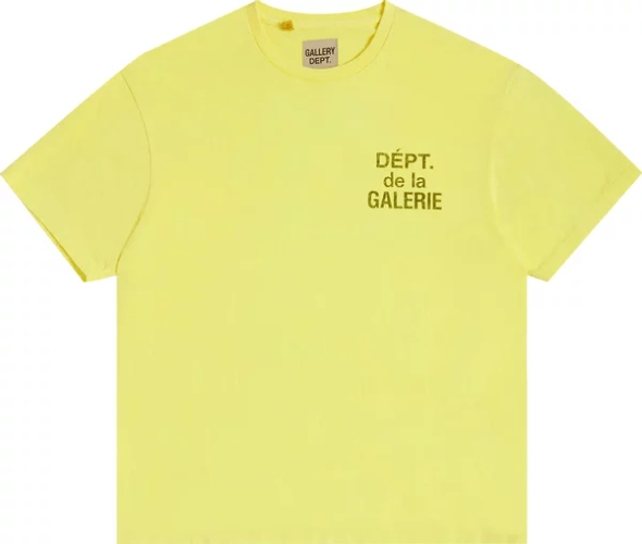 GALLERY DEPT Gallery Dept. French Tee (Flo Yellow)