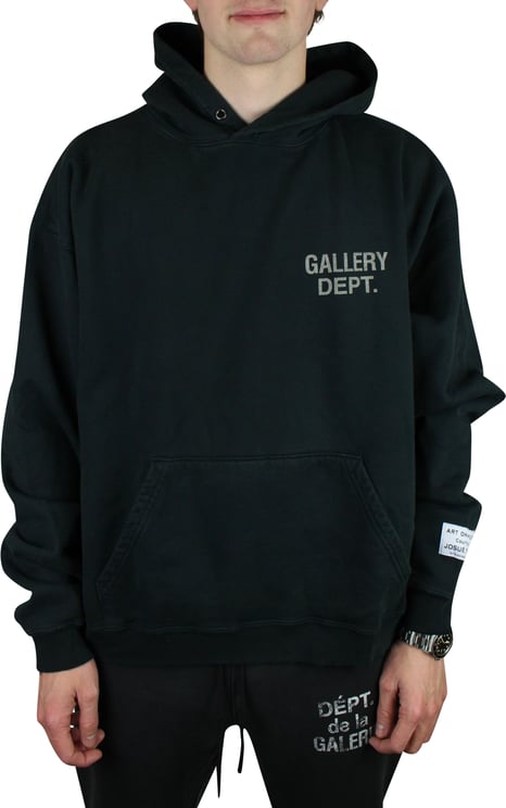 GALLERY DEPT Gallery Dept. Souvenir Logo Hoodie 'Vintage Black'