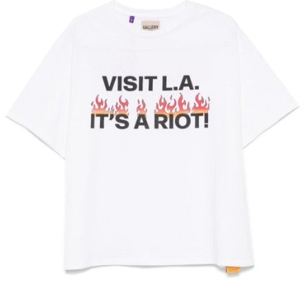 GALLERY DEPT Gallery Dept. L.A. Riot T-shirt 'Wit'