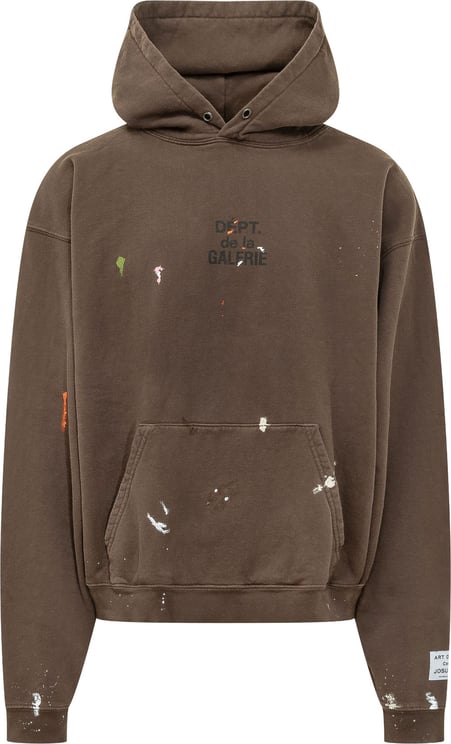 GALLERY DEPT Felpa Hoodie con Cappuccio e Tasca Frontale