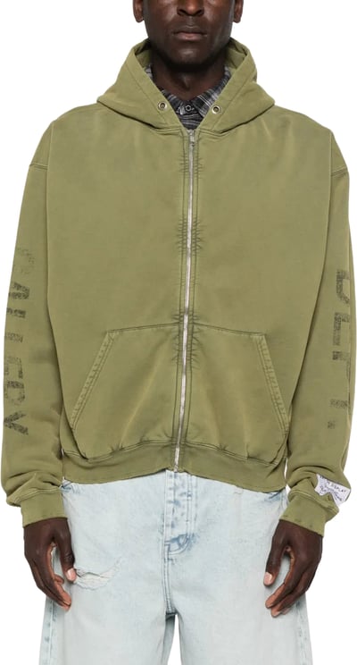 GALLERY DEPT COLLECTOR PARIS ZIP HOODIE TROOP OLIVE