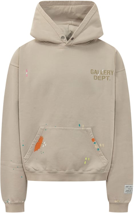 GALLERY DEPT Felpa con Cappuccio e Logo