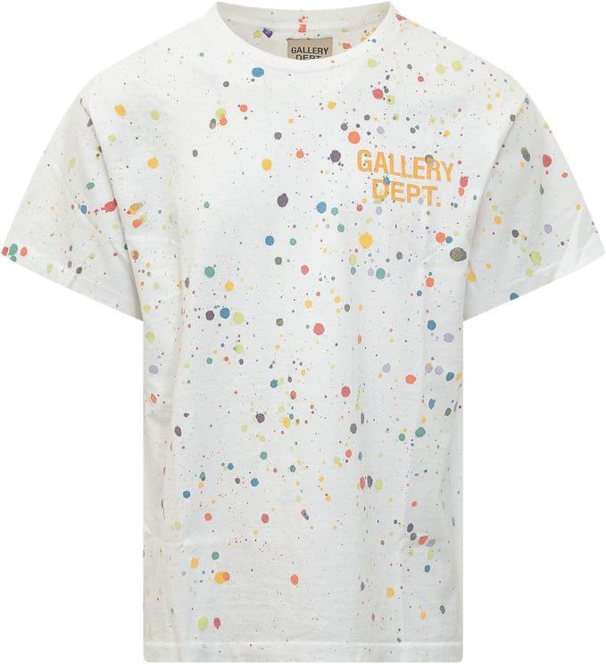 GALLERY DEPT T-shirt Le Pop con Stampa a Schizzi e Lettering