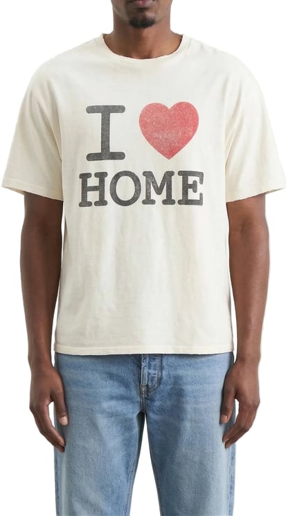 GALLERY DEPT I LOVE HOME TEE VINTAGE WHITE