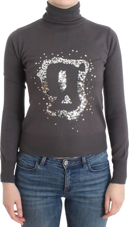 Galliano John Galliano Brown turtleneck cotton sweater