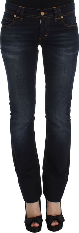Galliano John Galliano Blue Wash Cotton Slim Fit Jeans