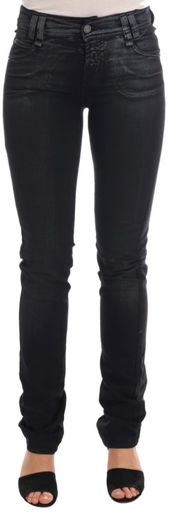 Galliano John Galliano Gray Wash Cotton Stretch Regular Fit Jeans