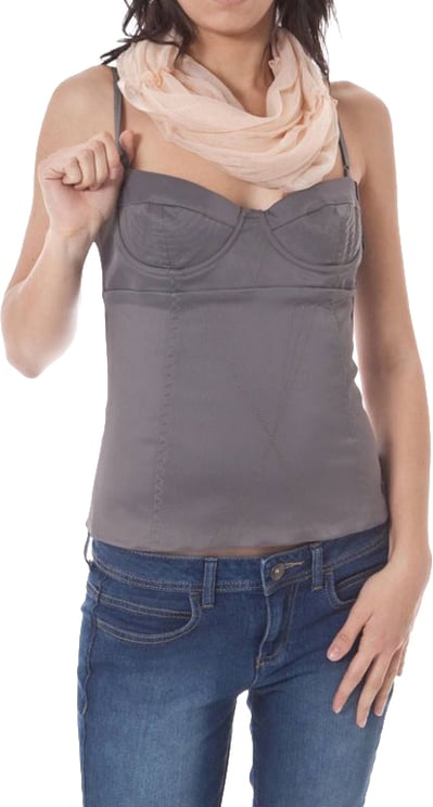 Galliano John Galliano Grigio Acetato Women Intimate Top