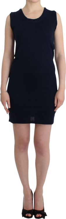 Galliano John Galliano Blue cotton jersey dress