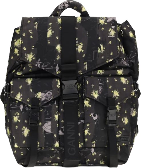 Ganni Ganni Multicolor Recycled Polyamide Backpack
