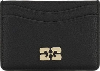 Ganni Ganni Black Recycled Polyamide Wallet
