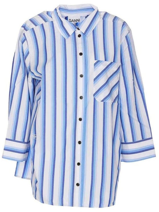 Ganni Ganni Cotton Striped Shirt
