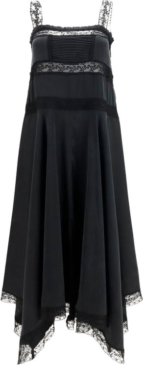 Ganni Ganni Black Silk Casual Dress