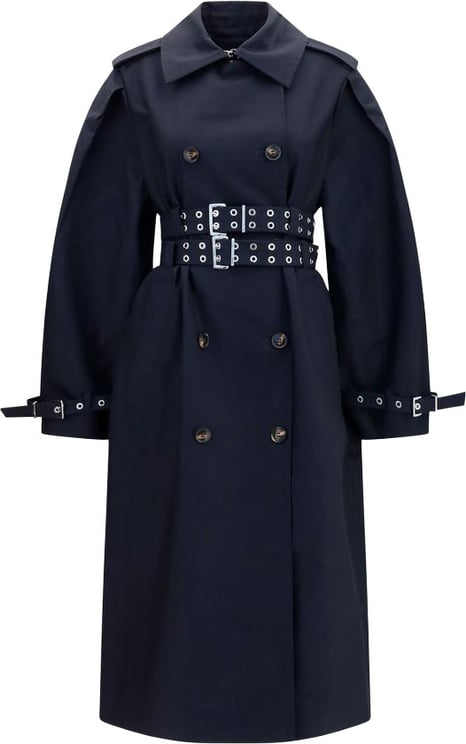 Ganni Ganni Black Cotton Coat