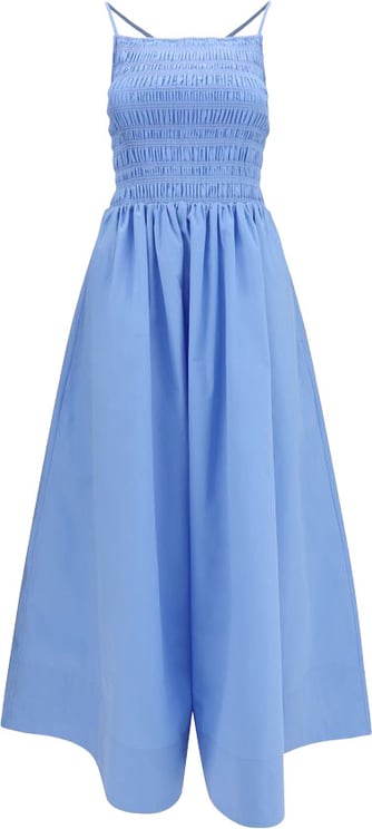 Ganni Ganni Blue Cotton Casual Dress