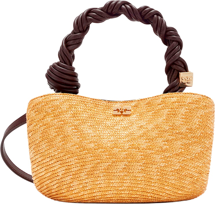 Ganni Bags Italian Straw