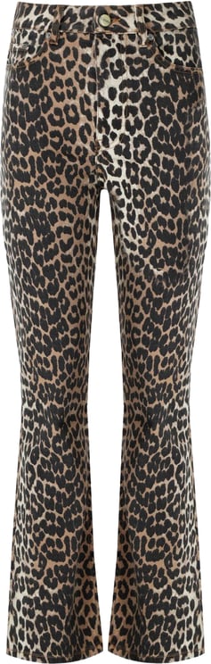 Ganni GANNI LEOPARD BETZY JEANS