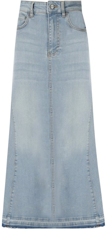 Ganni GANNI LIGHT BLUE DENIM SKIRT
