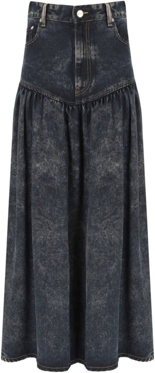 Ganni GANNI WASHED DENIM SKIRT