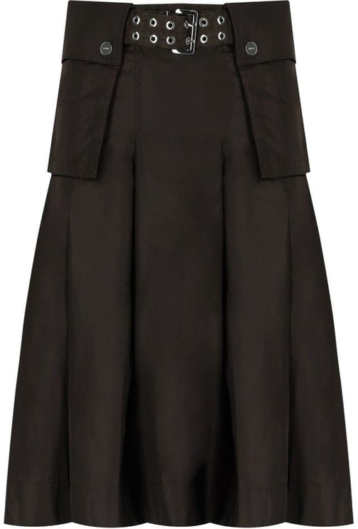 Ganni GANNI NYLON MIDI SKIRT