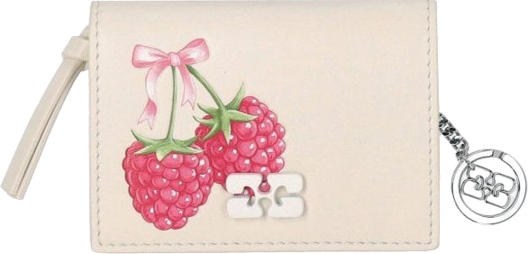 Ganni GANNI RASPBERRY CARD HOLDER