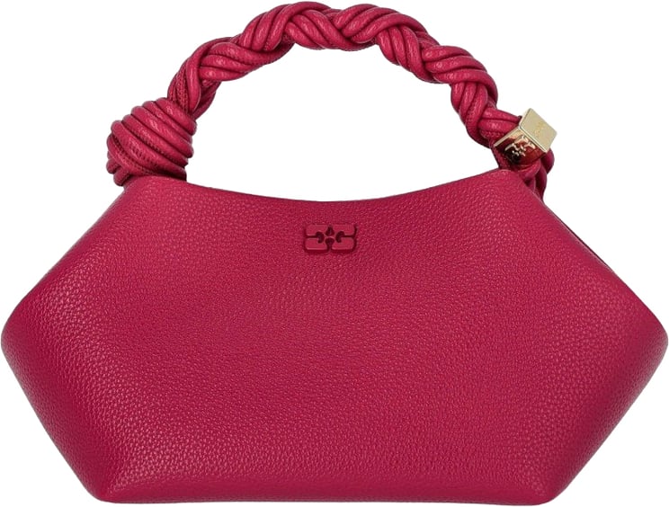 Ganni GANNI BOU SMALL MAGENTA HANDBAG