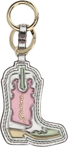 Ganni Ganni Silver Polyethylene Keychain