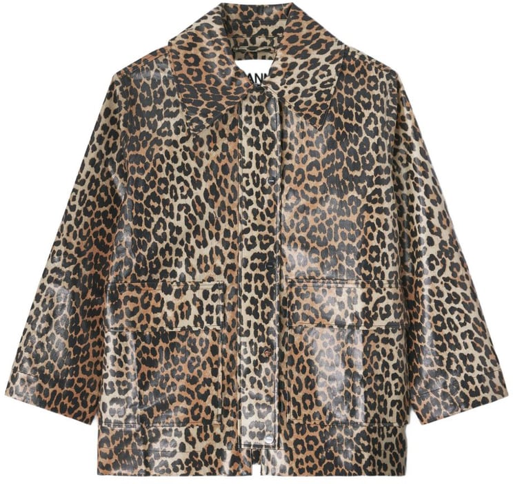 Ganni Jackets Brown