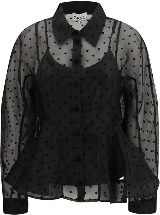 Ganni Shirts Black