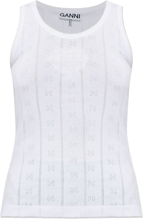 Ganni Top White