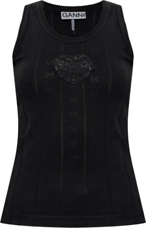 Ganni Top Black