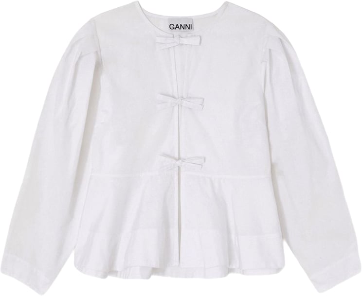 Ganni Shirts White
