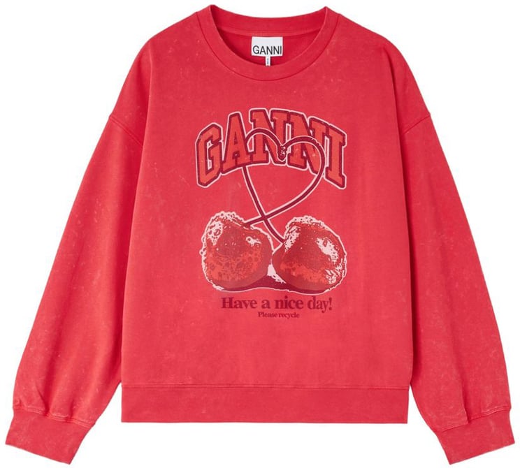 Ganni Sweaters Red