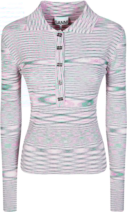 Ganni T-Shirts And Polos Chalk Pink