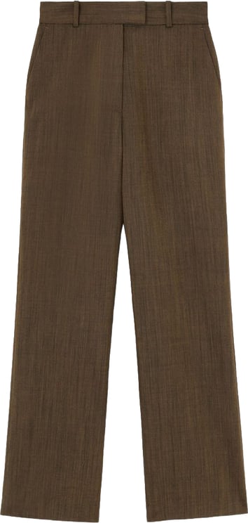 Ganni Pantaloni Dritti con Piega