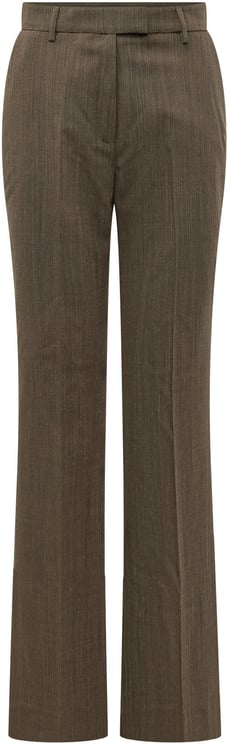 Ganni Pantaloni Dritti con Piega