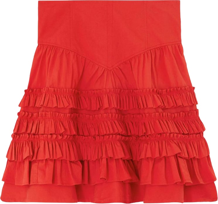 Ganni Skirts Red