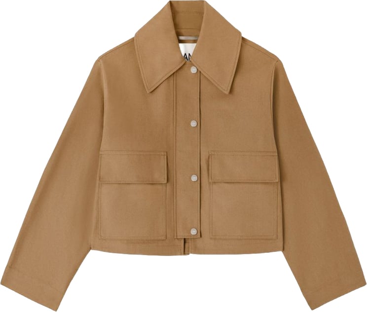 Ganni Jackets Brown
